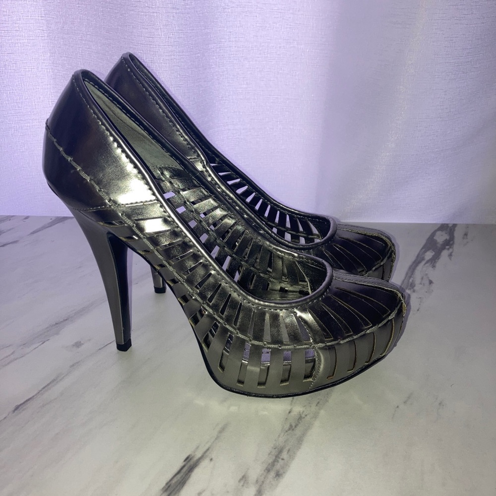 Bcbgeneration Metallic Estrella Platform Heels - image 2